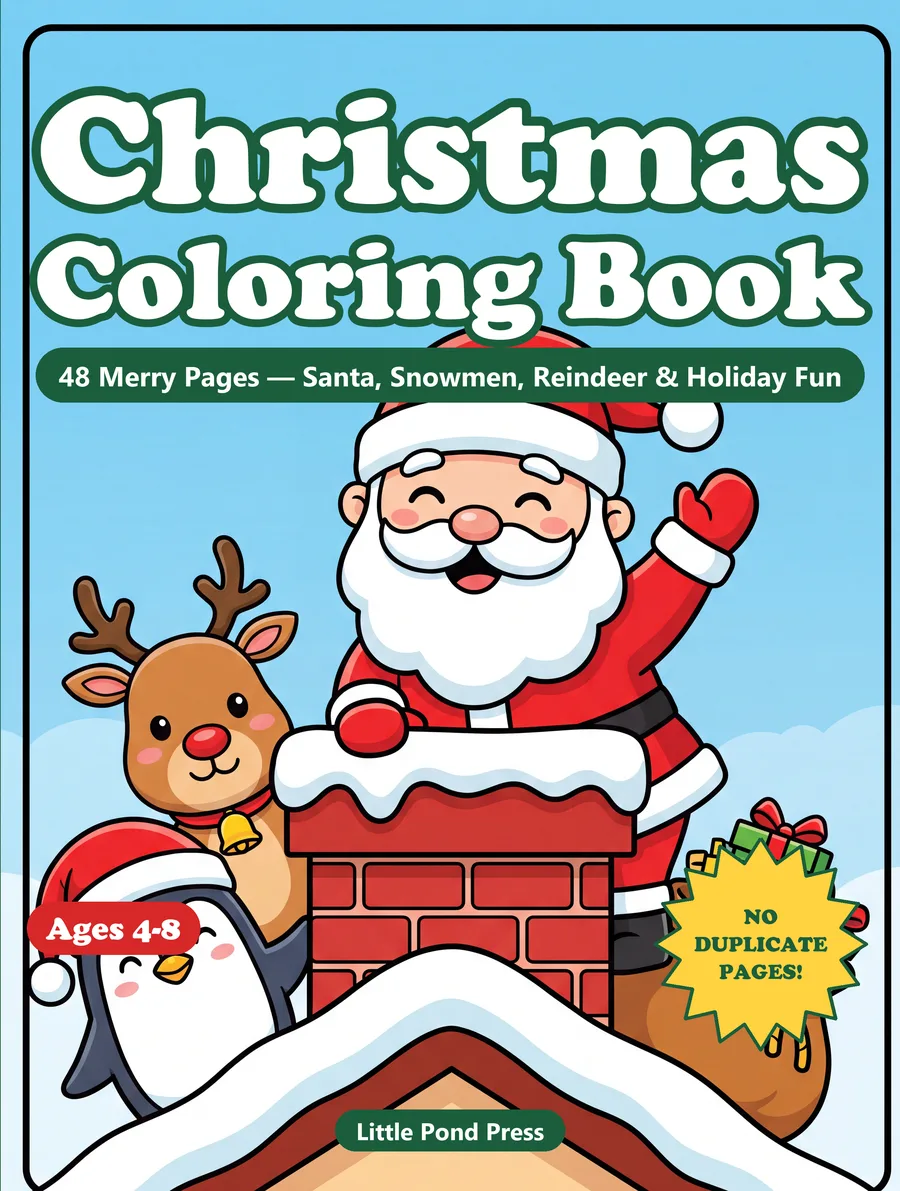 Cover of Christmas Coloring Book
